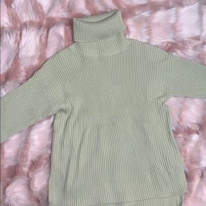Beige turtle neck sweater